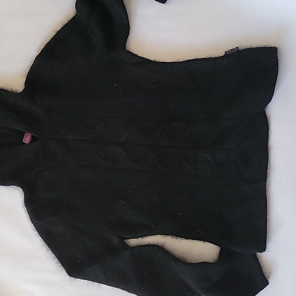 Burton Hooded Black Sweater sz L